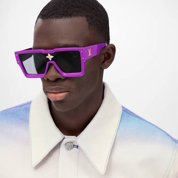 Louis Vuitton Cyclone Sunglasses Purple